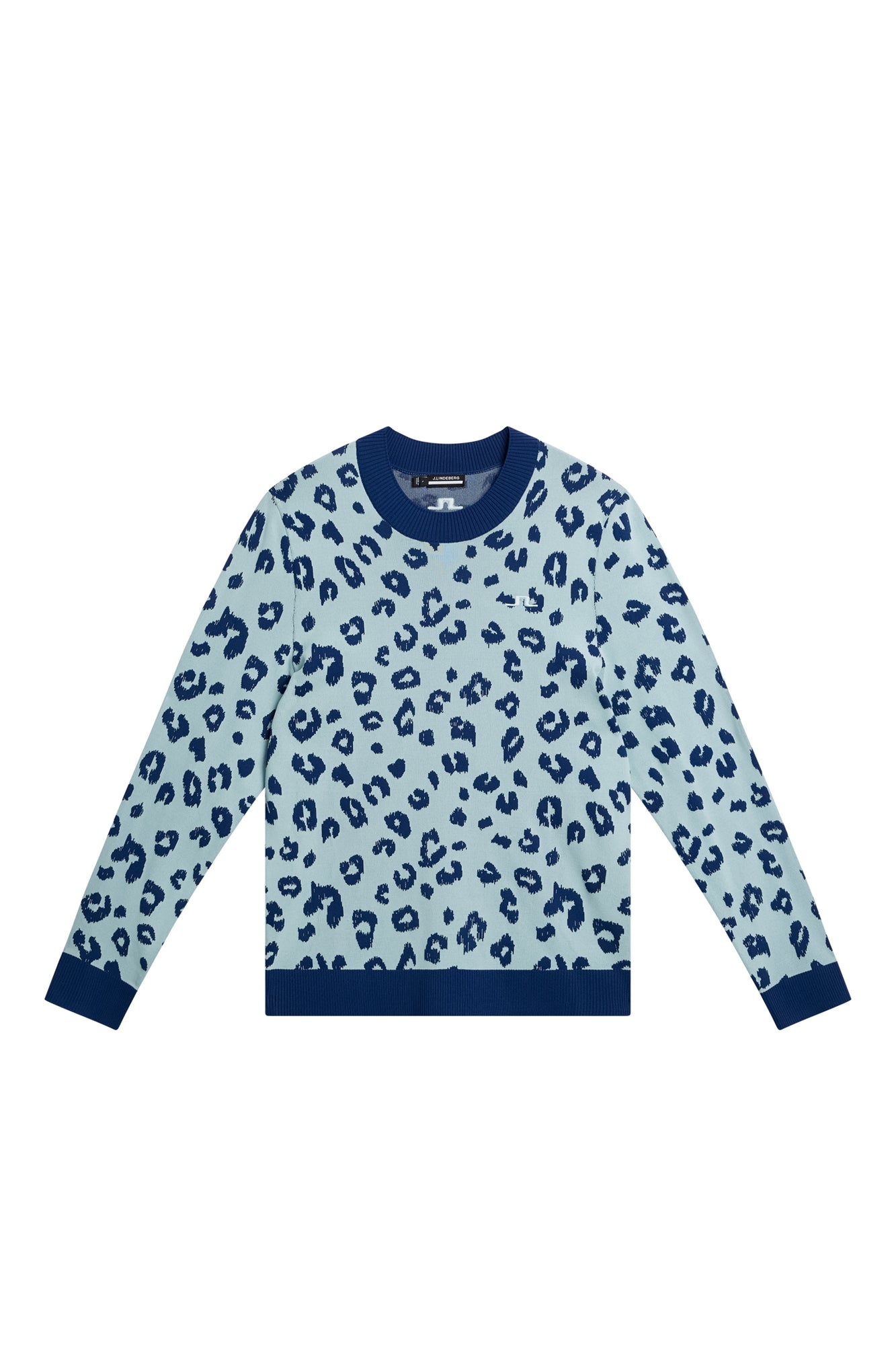 Men | Gus Jacquard Knitted Sweater | Savanna Estate Blue