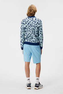 Men | Gus Jacquard Knitted Sweater | Savanna Estate Blue