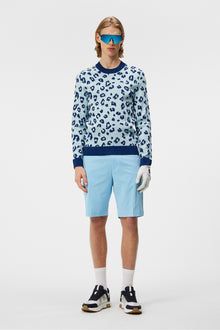 Men | Gus Jacquard Knitted Sweater | Savanna Estate Blue