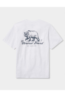Men | Illustrated Bear Tee | White