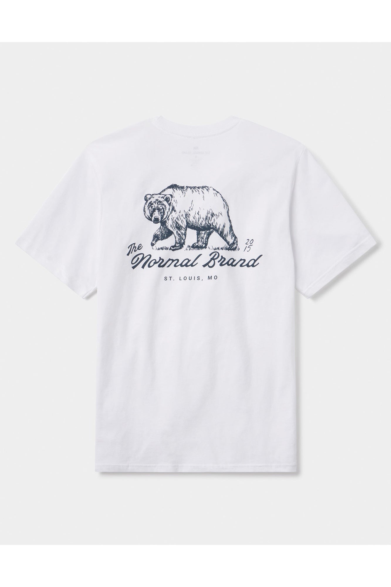 Men | Illustrated Bear Tee | White