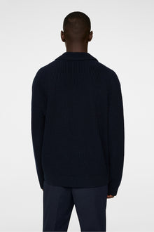 Men | Jethro Heavy Polo Knit | JL Navy