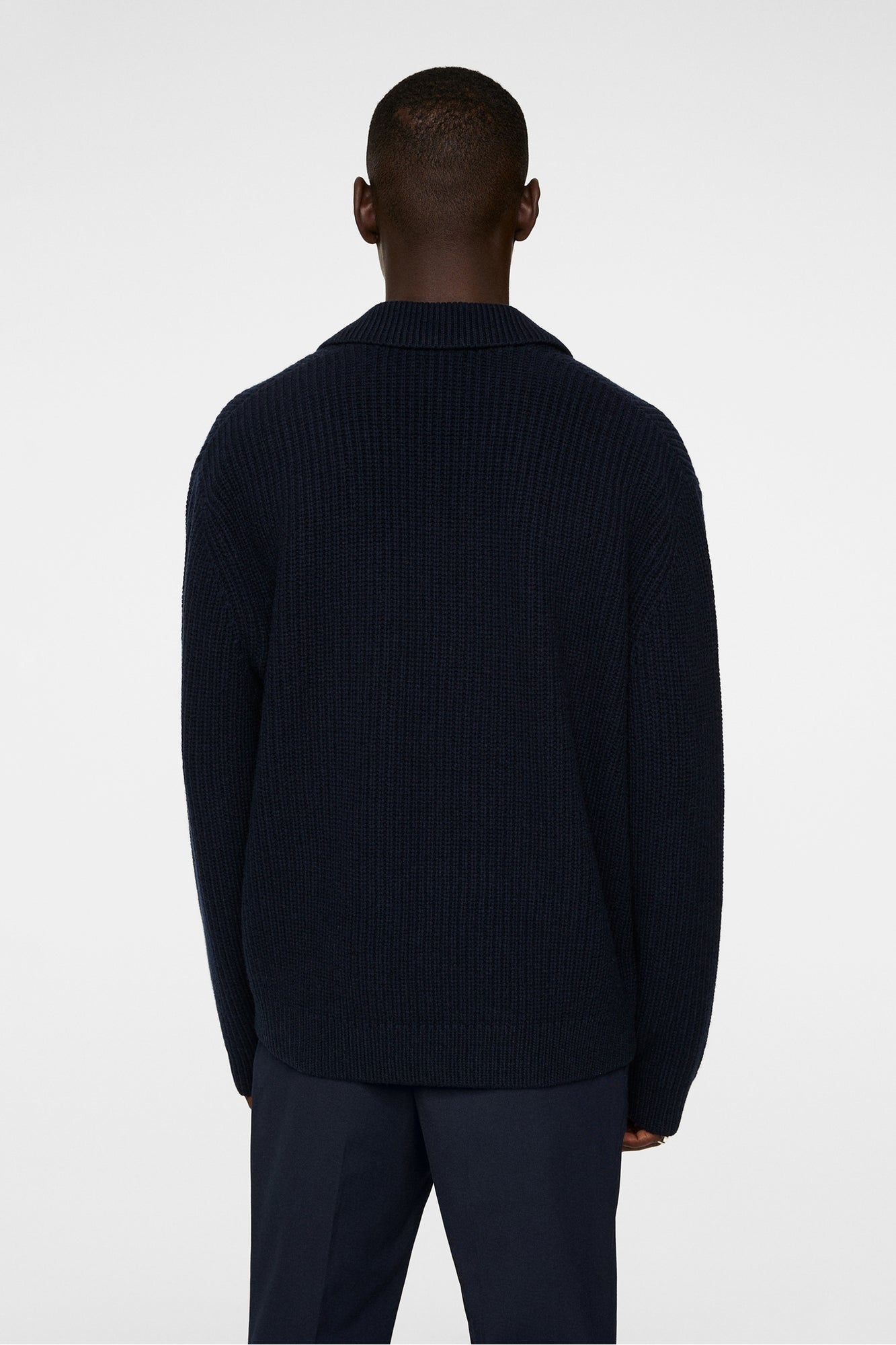 Men | Jethro Heavy Polo Knit | JL Navy