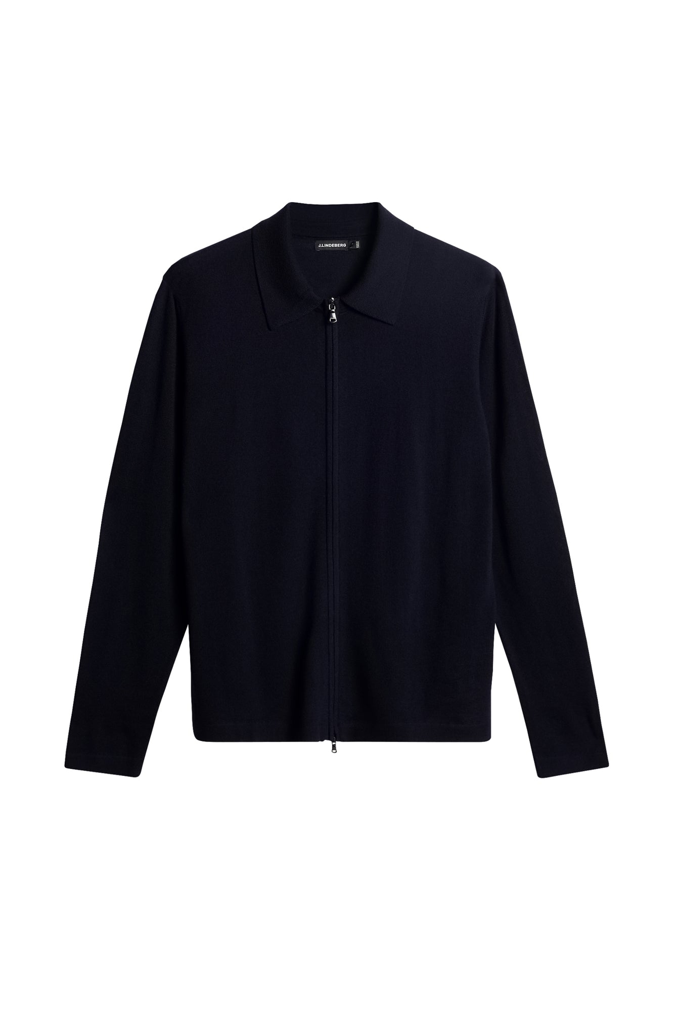 Men | Kaleb Merino Zip Cardigan | JL Navy