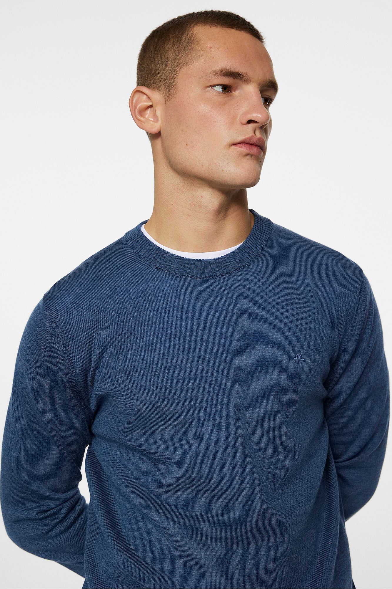 Men | Keane Merino Creneck | Key Largo Melange