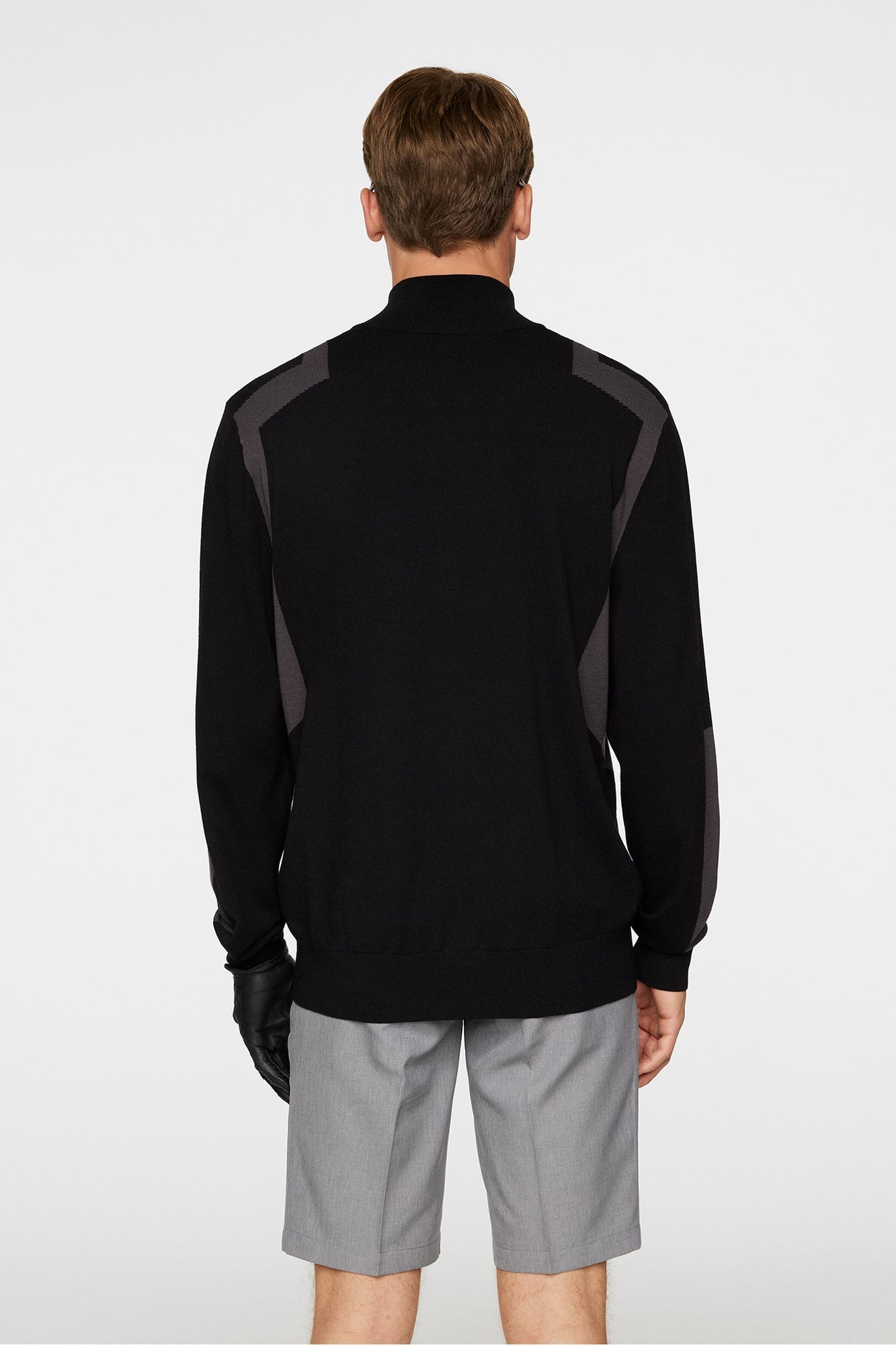 Men | Kendrick Knitted Zip Sweater | Black