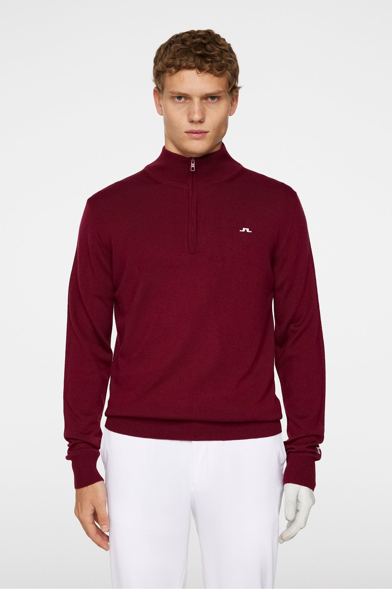 Men | Kian Zipped Sweater | Cabernet