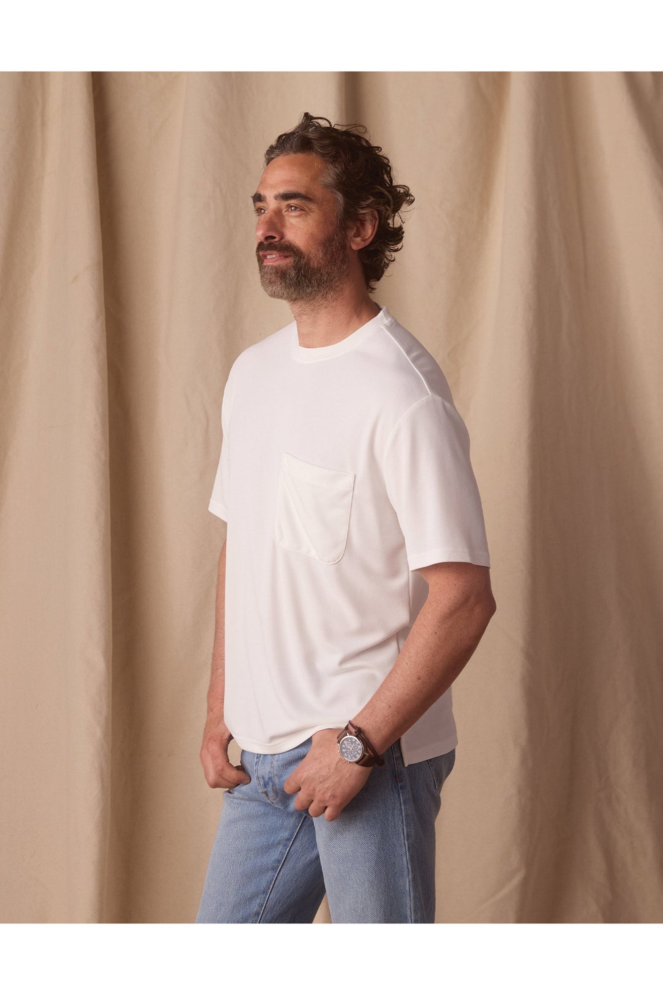 Men | Laidback Tee | White