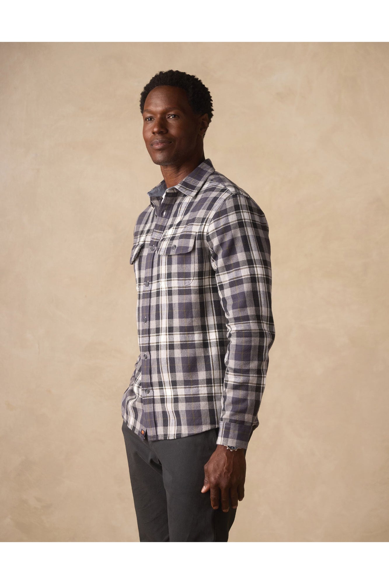 Men | Mountain Overshirt | Grey Plaid