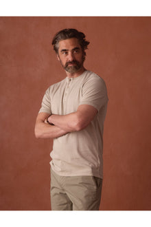 Men | Normal Jersey Henley | Pumice