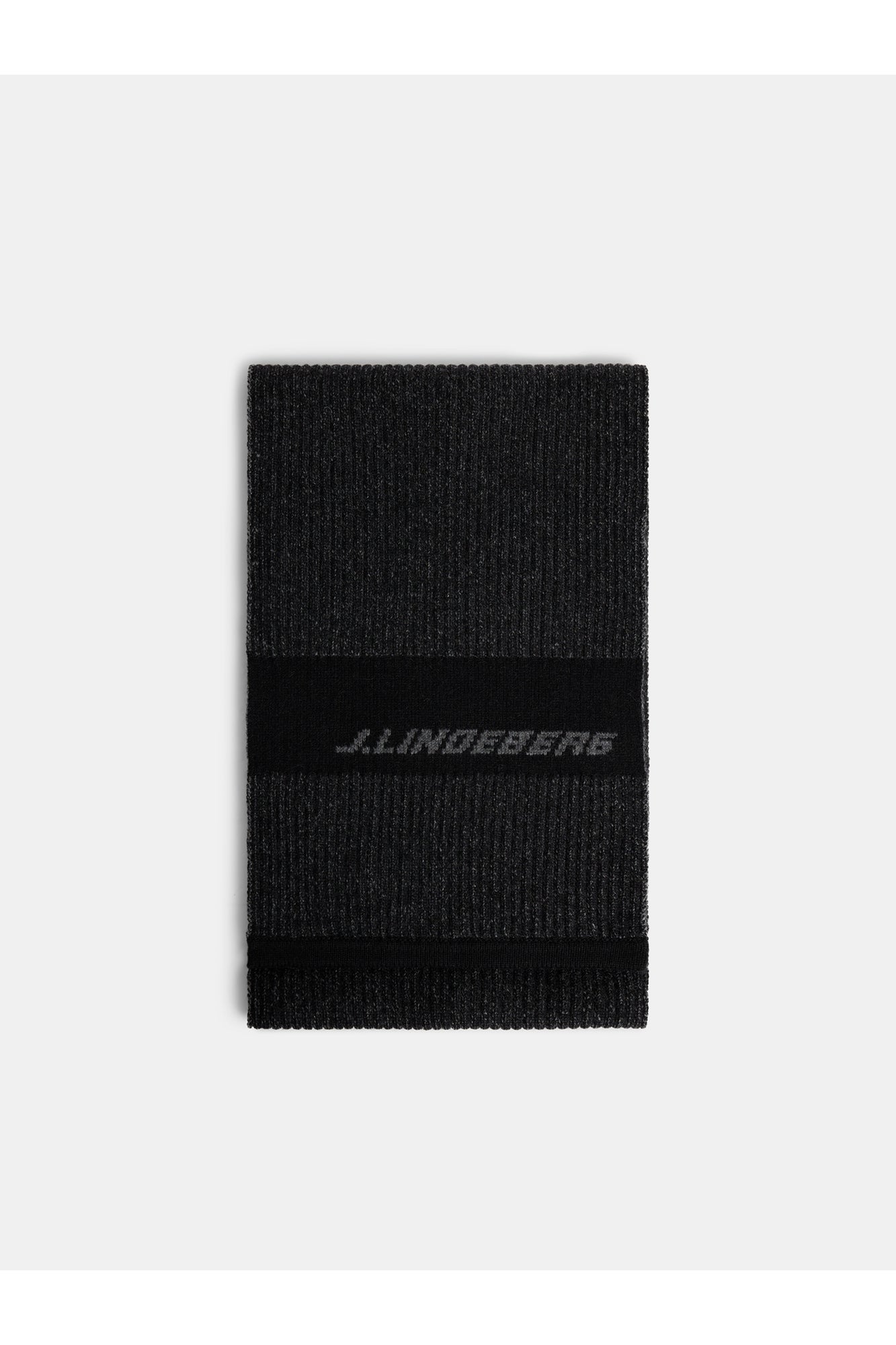 Men | Pelle Plated Knitted Scarf | Black