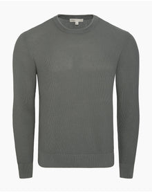 Men | Pique Crewneck Sweater | Agave