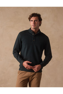Men | Puremeso Button Popover | Emerald