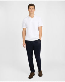 Men | Short Sleeve Pique Polo | White