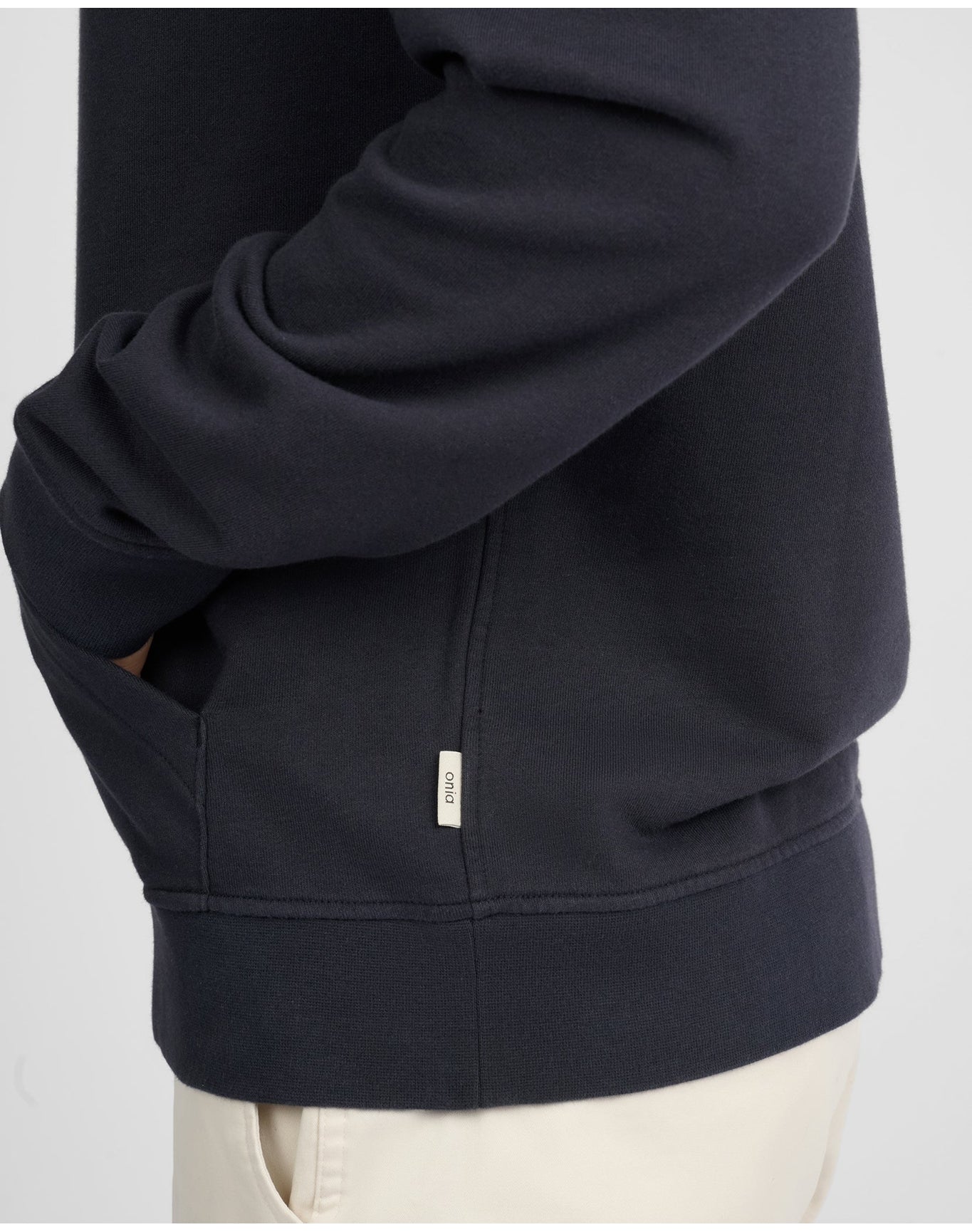 Men | Stretch Terry Pullover Hoodie | Midnight