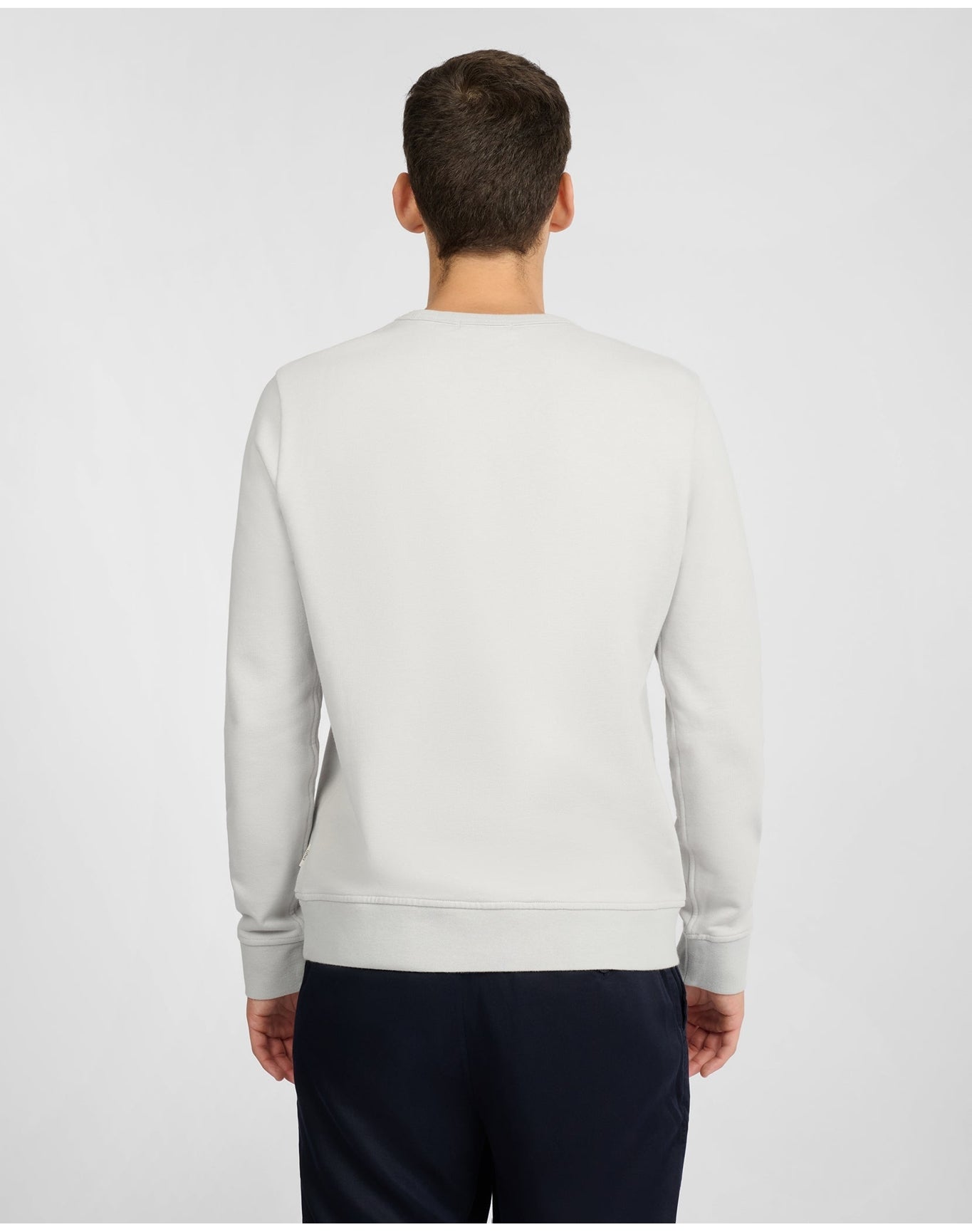 Men | Terry Crewneck Sweater | Lunar Grey