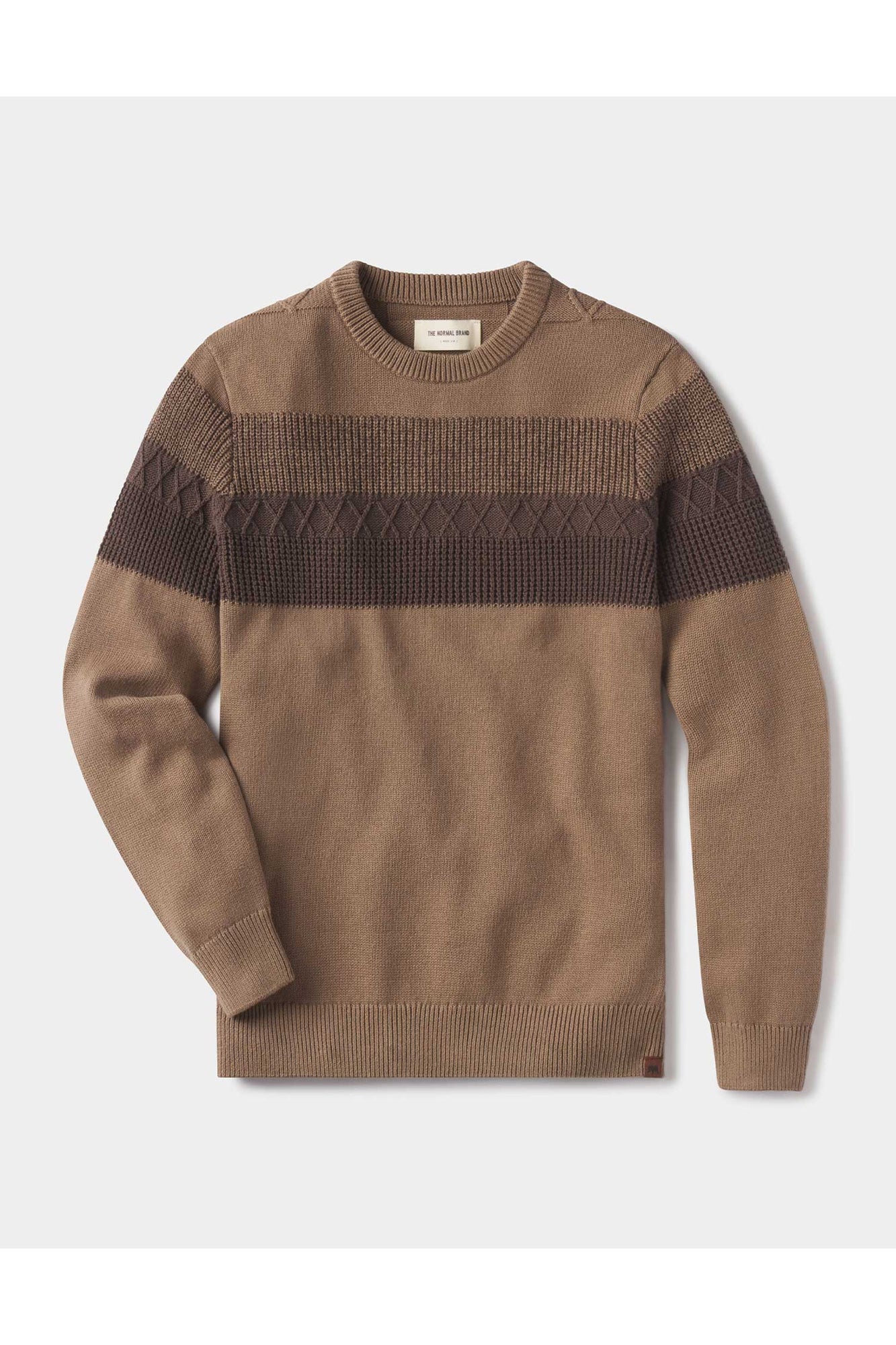 Men | Tom Stripe Crew | Jute