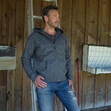 Verbier Zip Up for Men | Charcoal