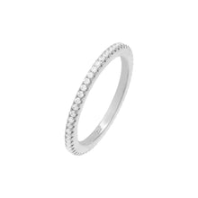 Silver / 5 Micro Pav√© Eternity Band - Adina's Jewels