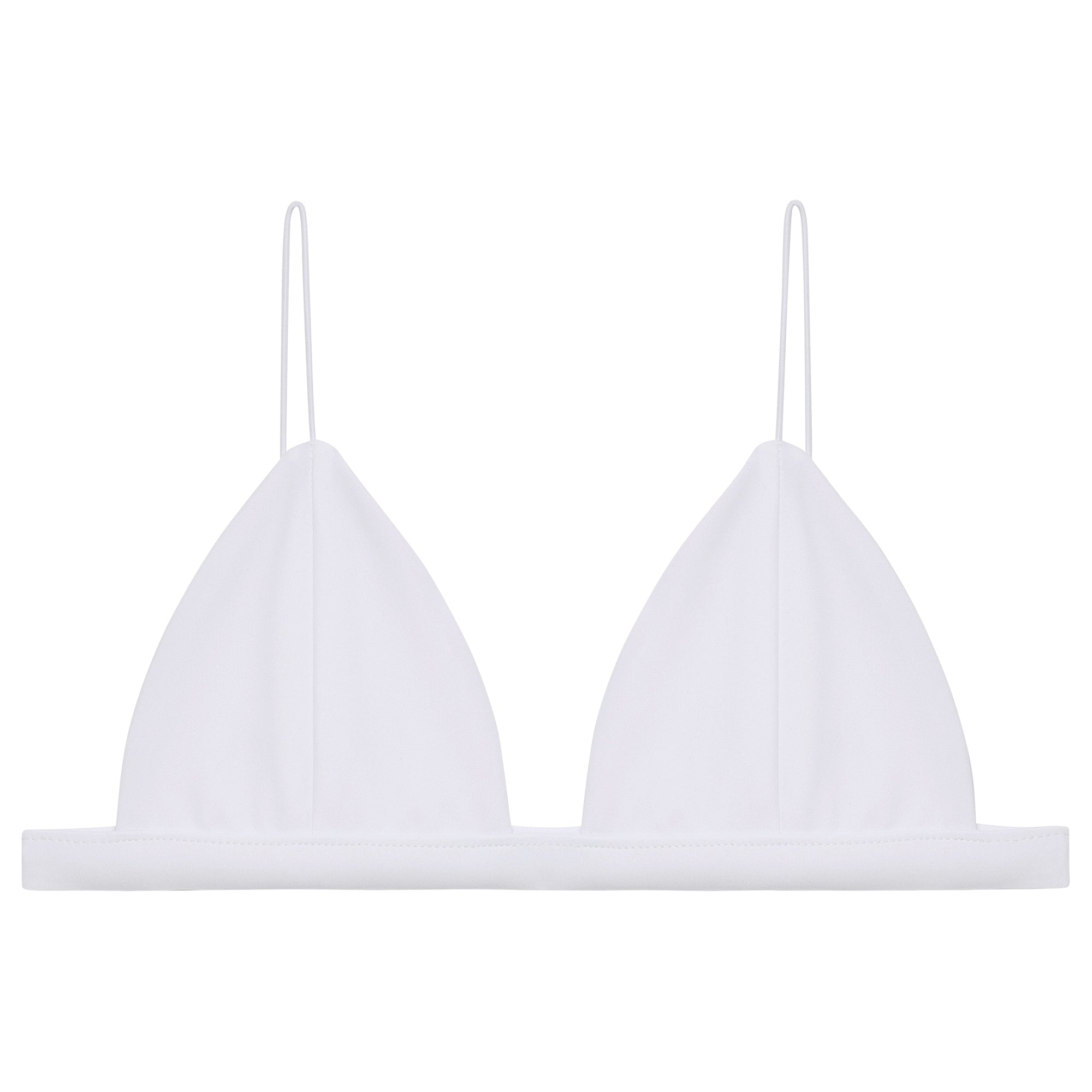 Micro Perfect Match Triangle Top | White Matte