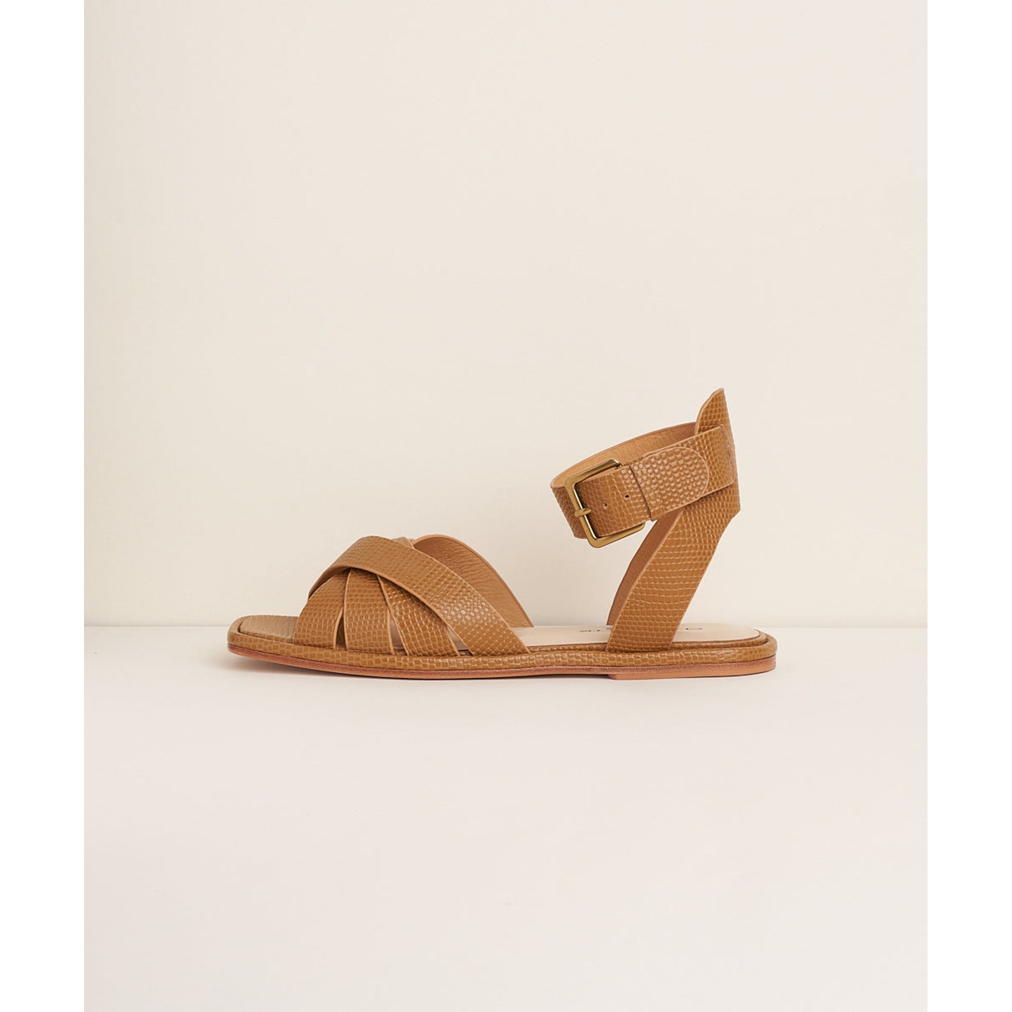 Milena Cute Summer Flat Sandal | Bamboo