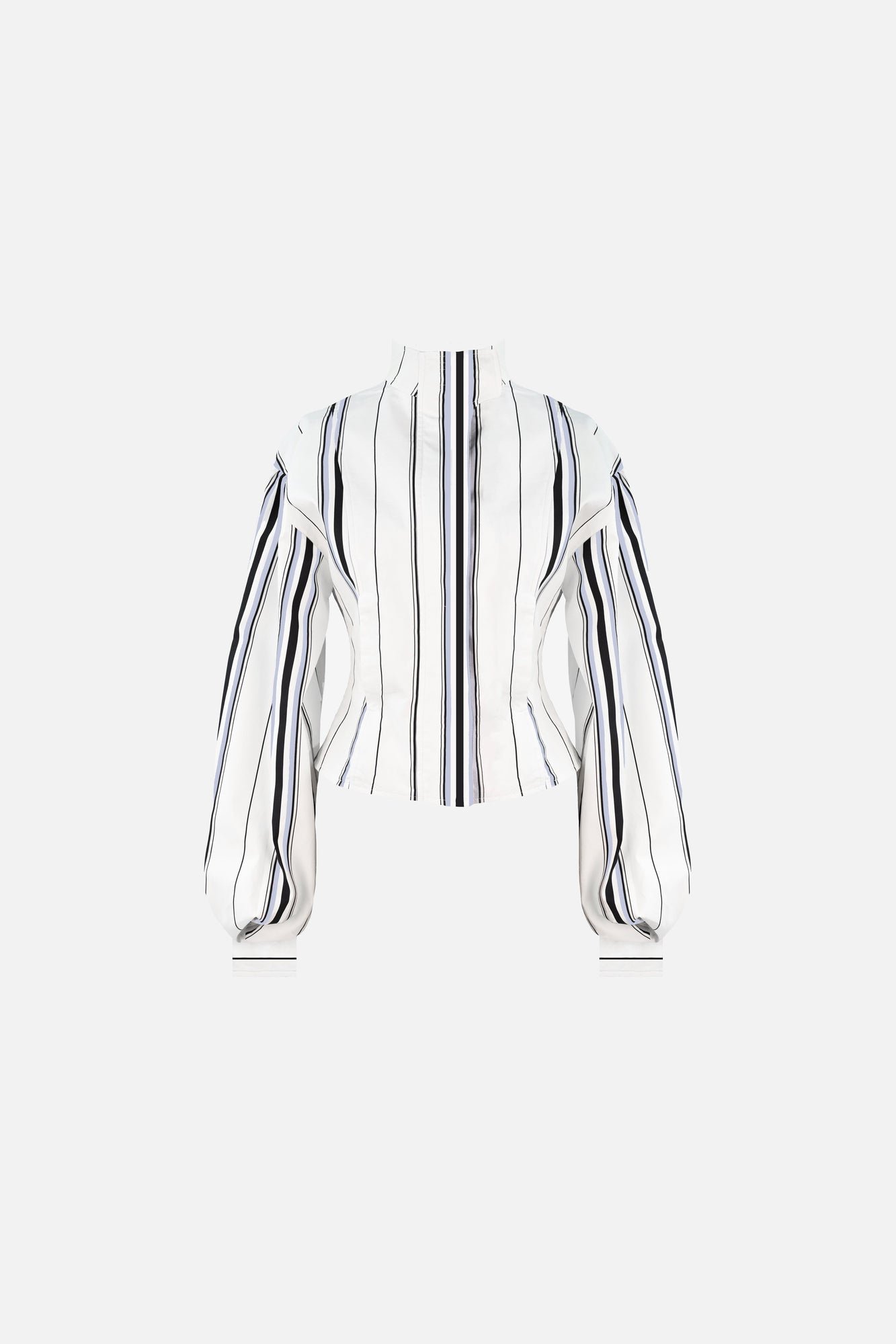 Mindy Cotton Jacket | Offwhite Striped