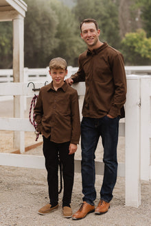 Boys | Mini John Shirt | Brown