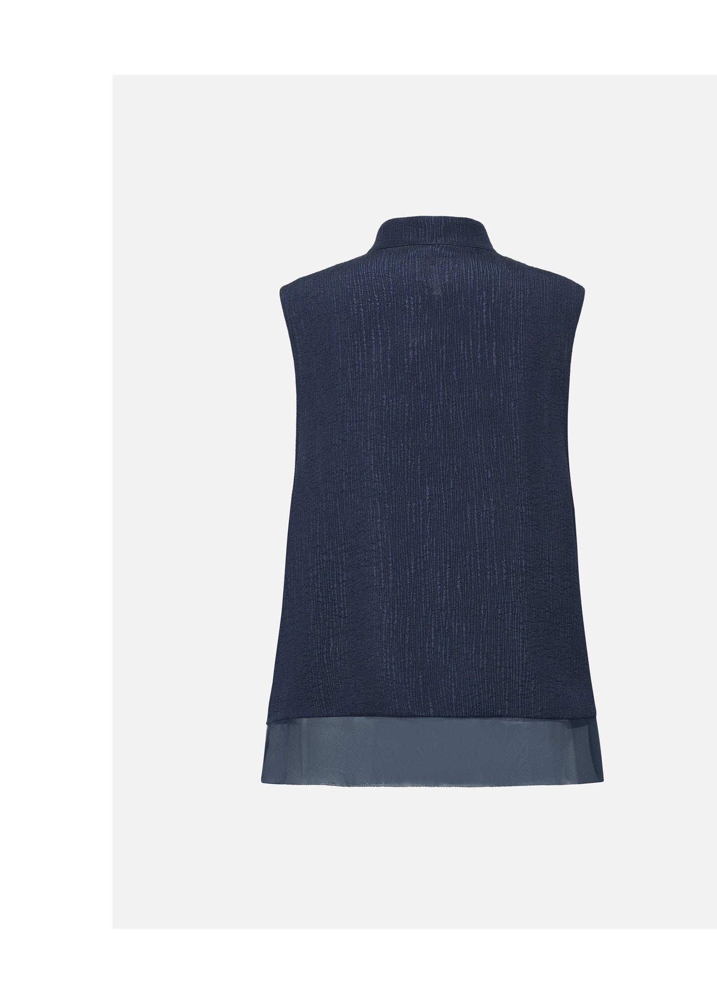 Mulberry Silk Vest | Navy