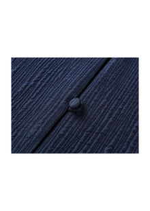 Mulberry Silk Vest | Navy