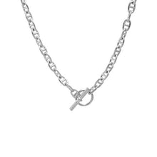 Silver Chunky Anchor Link Toggle Necklace - Adina's Jewels