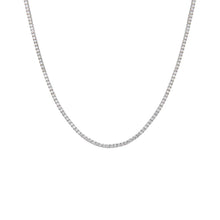  Lab Grown Diamond Four Prong Tennis Necklace 14K - Adina's Jewels