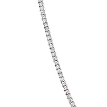  Lab Grown Diamond Four Prong Tennis Necklace 14K - Adina's Jewels
