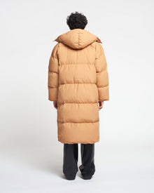 Womens | Riva Tech Poplin Puffer Coat | Biscuit