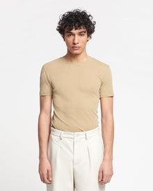 Mens | Jenno Mesh-Jersey T-Shirt | Pale Olive