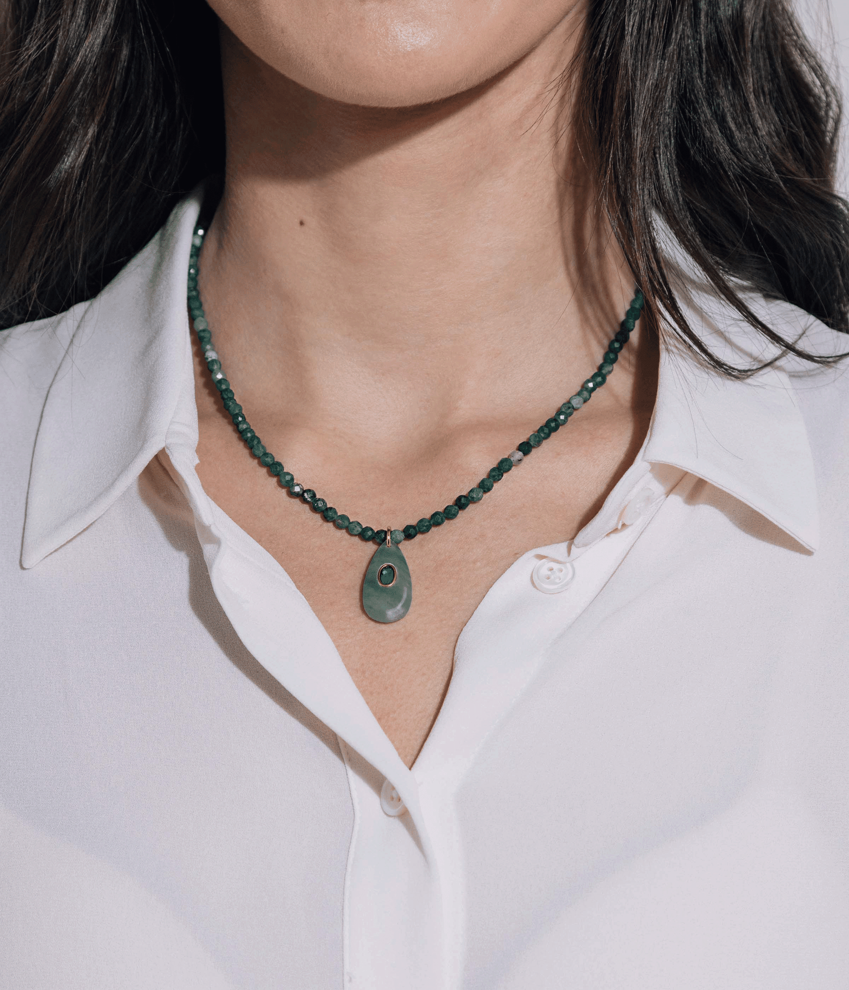 Adoria Necklace | Green