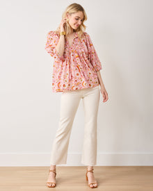 India Bloom  - Artifact Blouse - Soft Rose - Printfresh