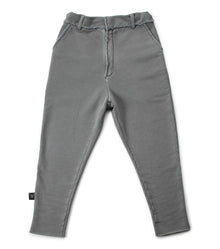 Kid | Tailored Pants | Dyed Dark Grey