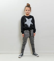 Kid | Vintage Sweatpants | Dyed Dark Grey