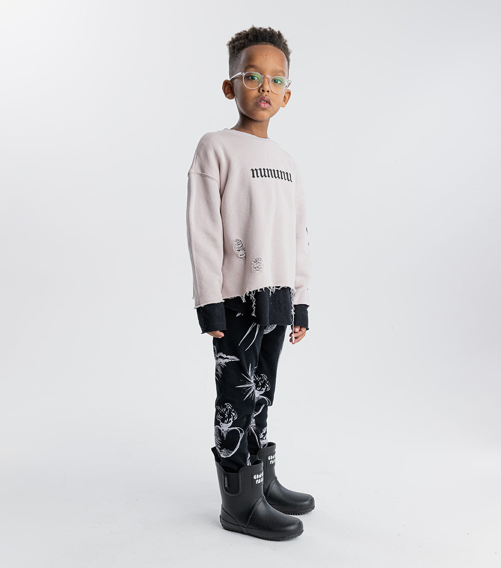 Kid | All Inked! Leggings | Smokey Natural