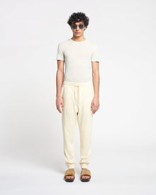 Mens | Shay Organically Grown Cotton Sweatpants | Creme