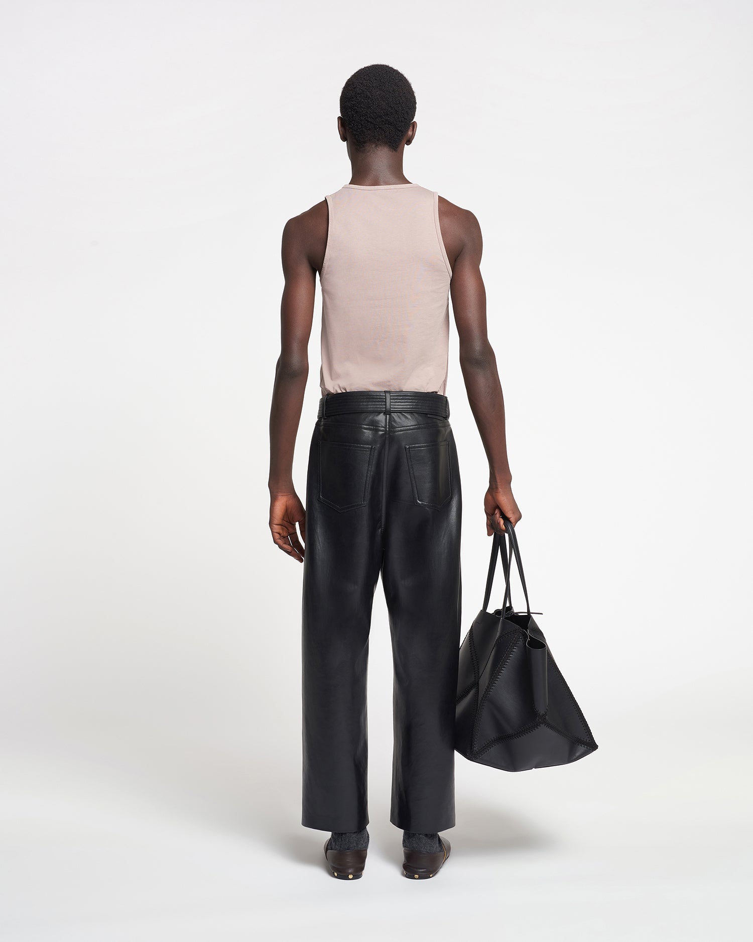 Mens | Aziz Organically Grown Cotton Tank Top | Nut