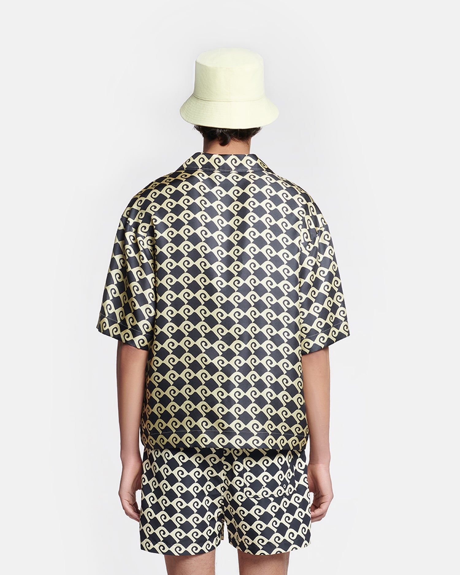 Mens | Maxton Printed Silk-Twill Shirt | Diamond Check