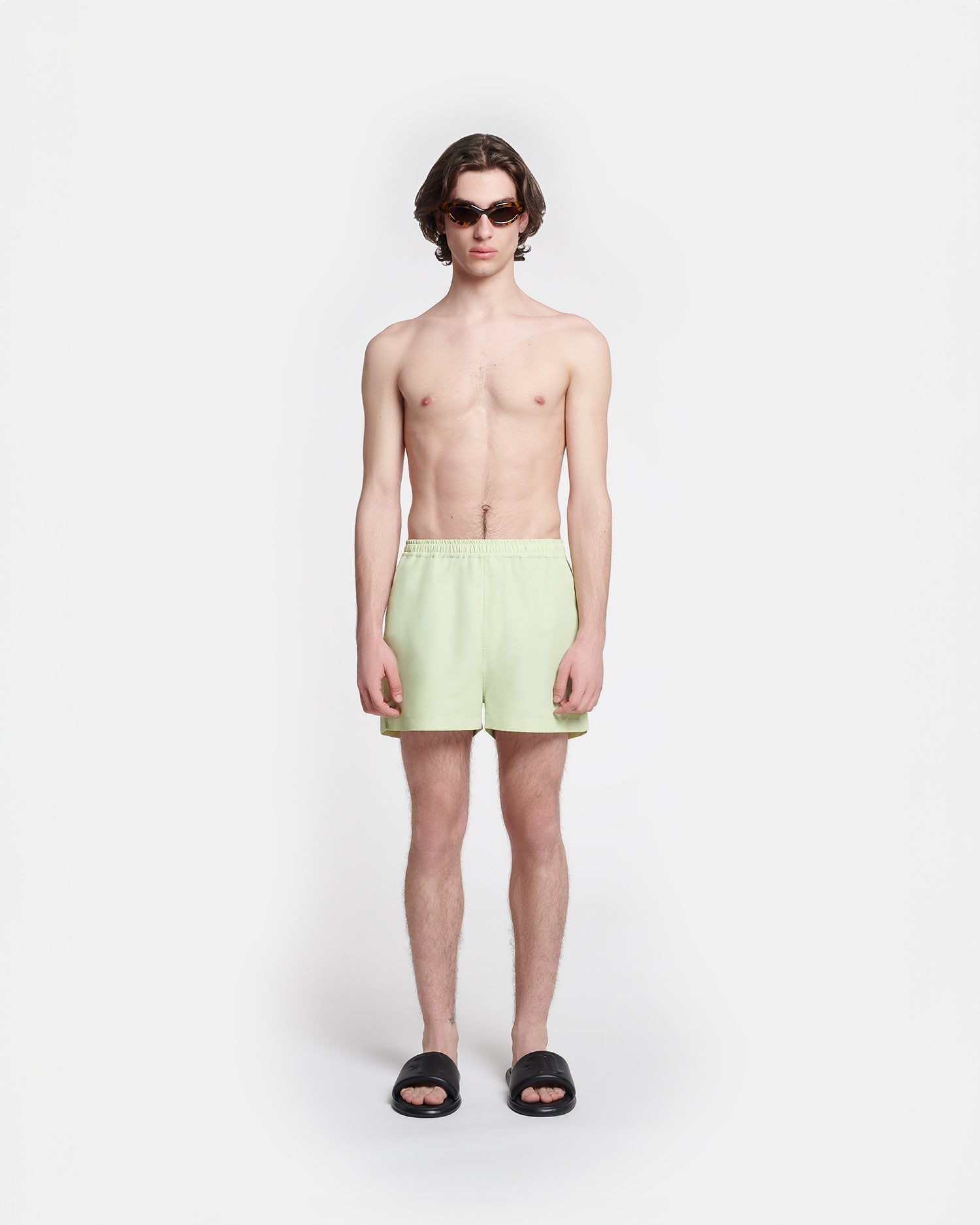 Mens | Amil Swim Shorts | Shadow Lime