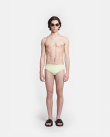 Mens | Finn Swim Briefs | Shadow Lime