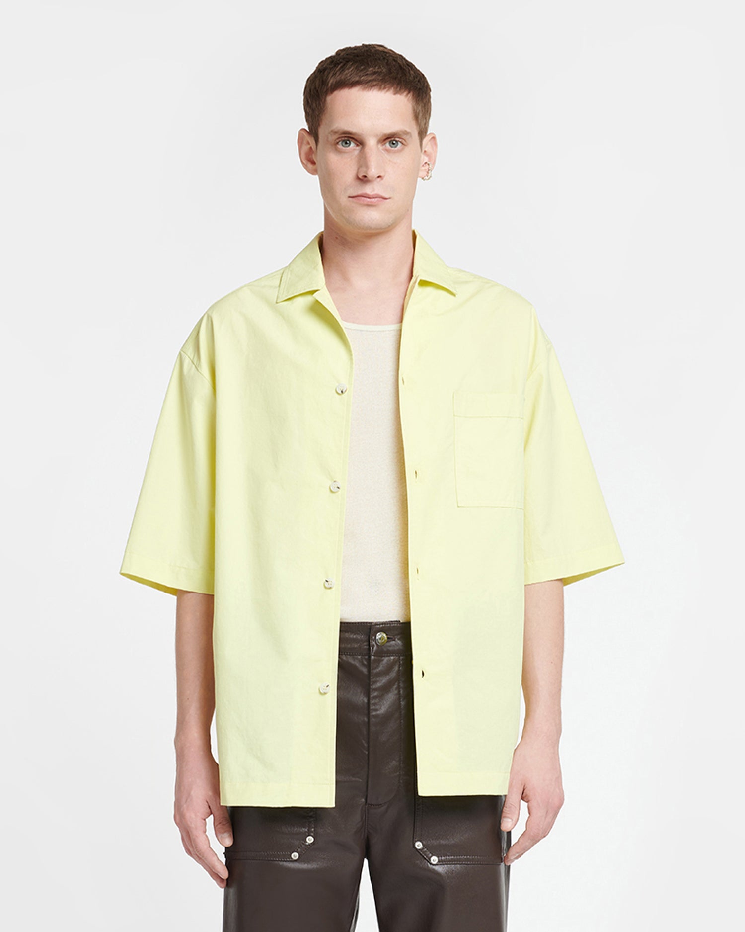 Mens | Caspian Poplin Shirt | Lumen