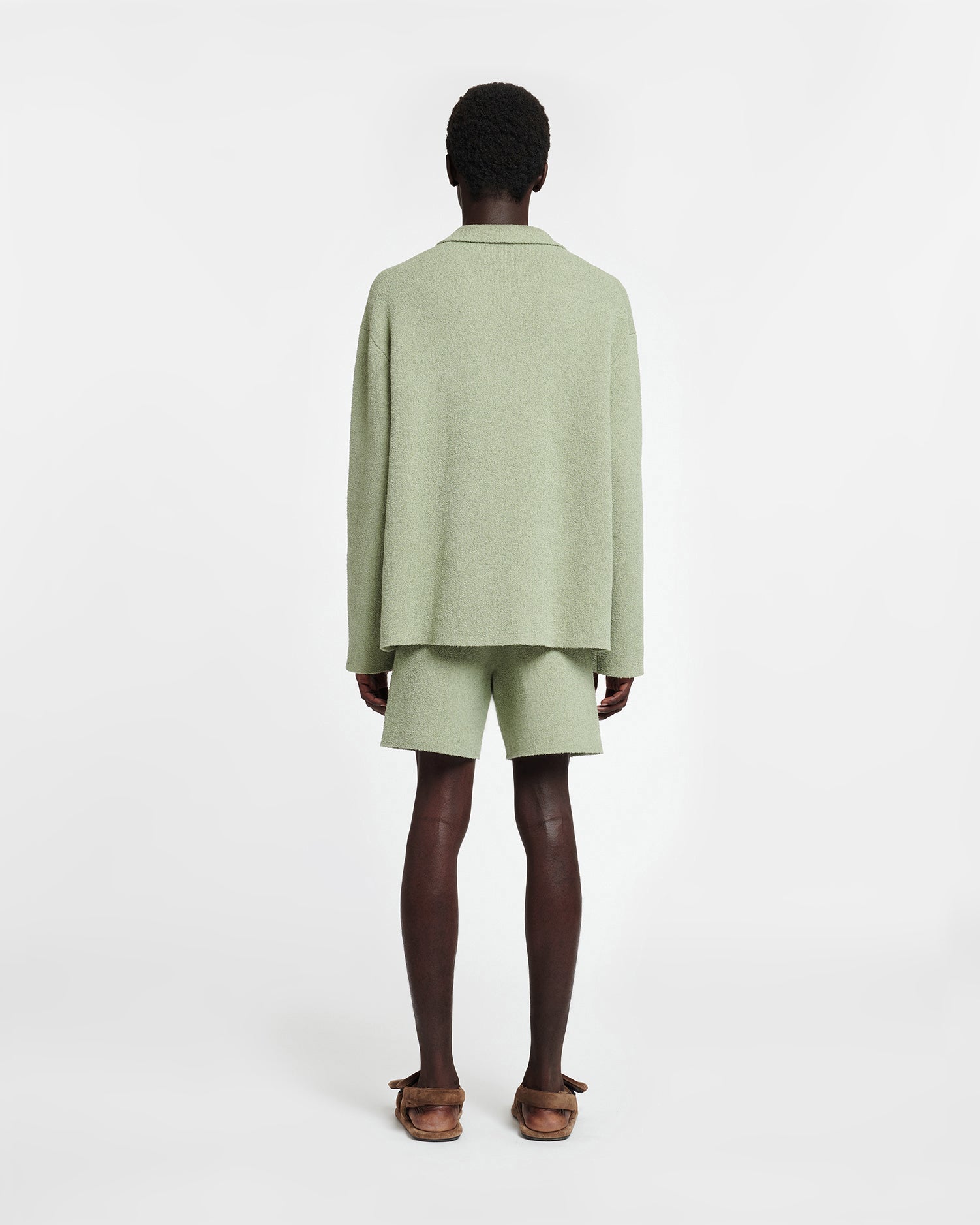 Mens | Walter Terry-Knit Shorts | Faded Sage