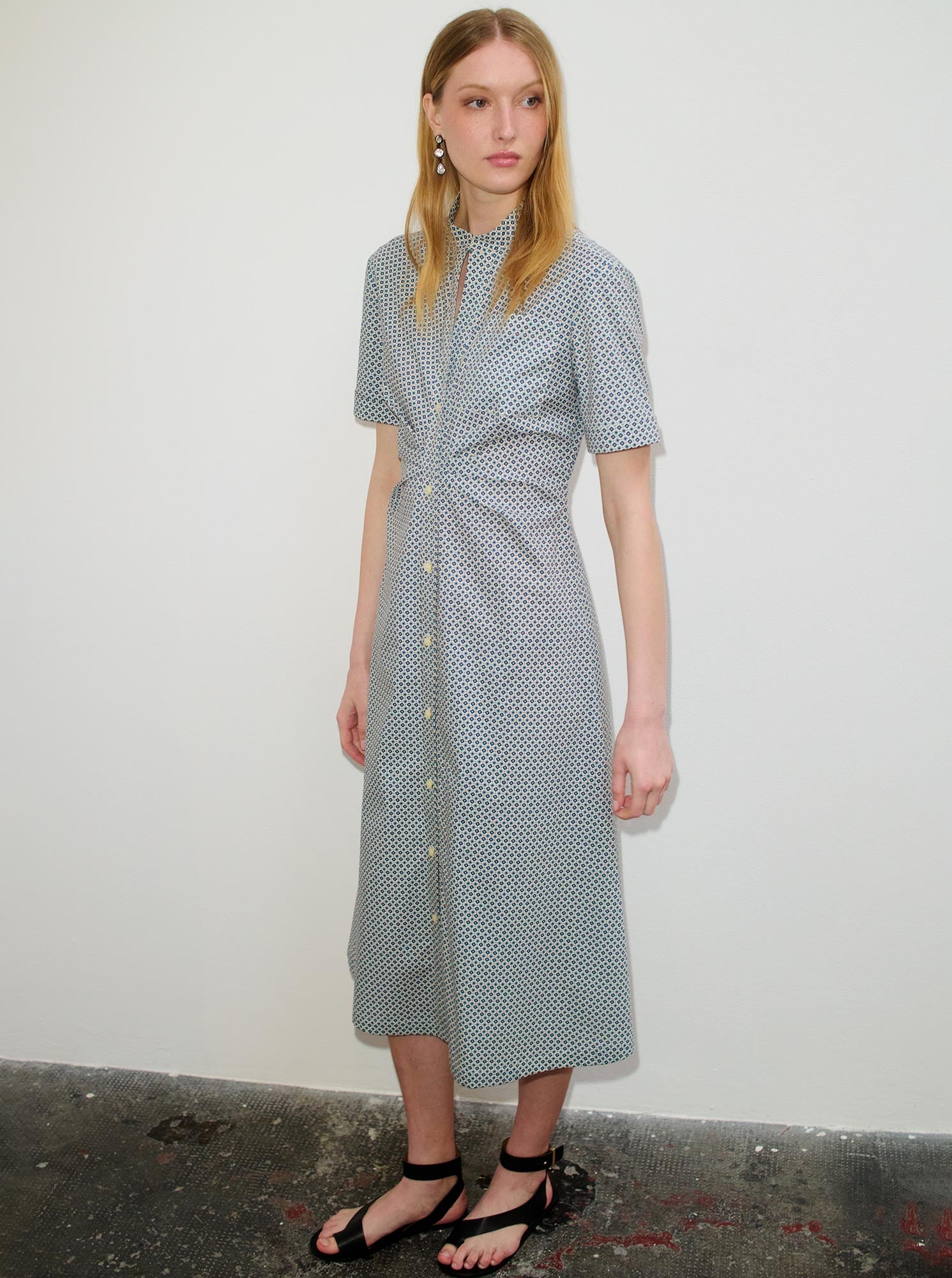 Noor Shirtdress | Blue Print