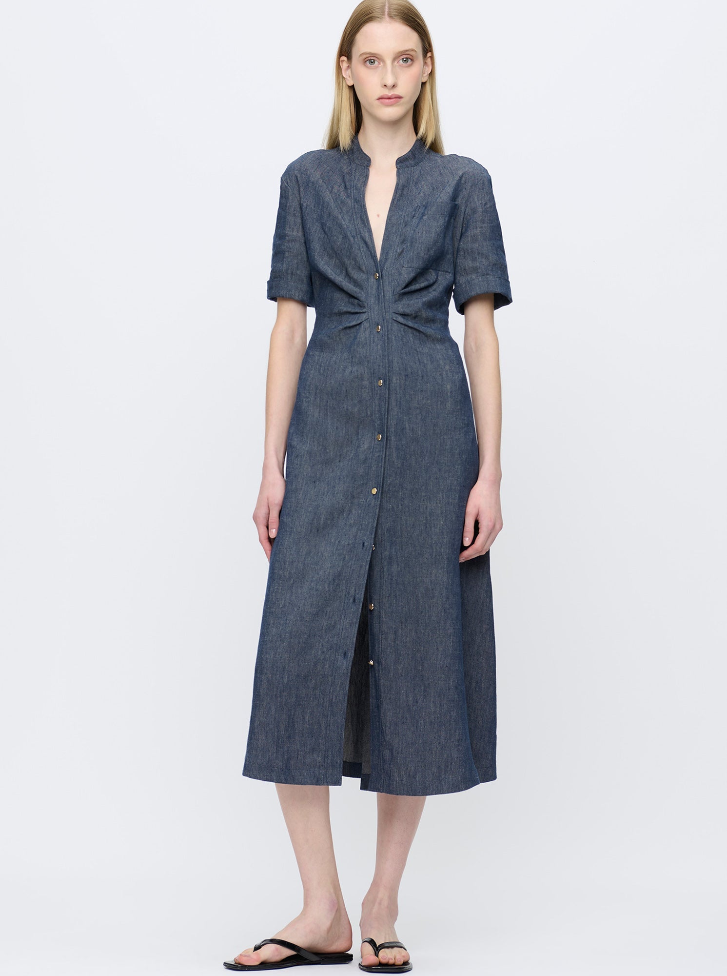 Noor Shirtdress | Blue Print