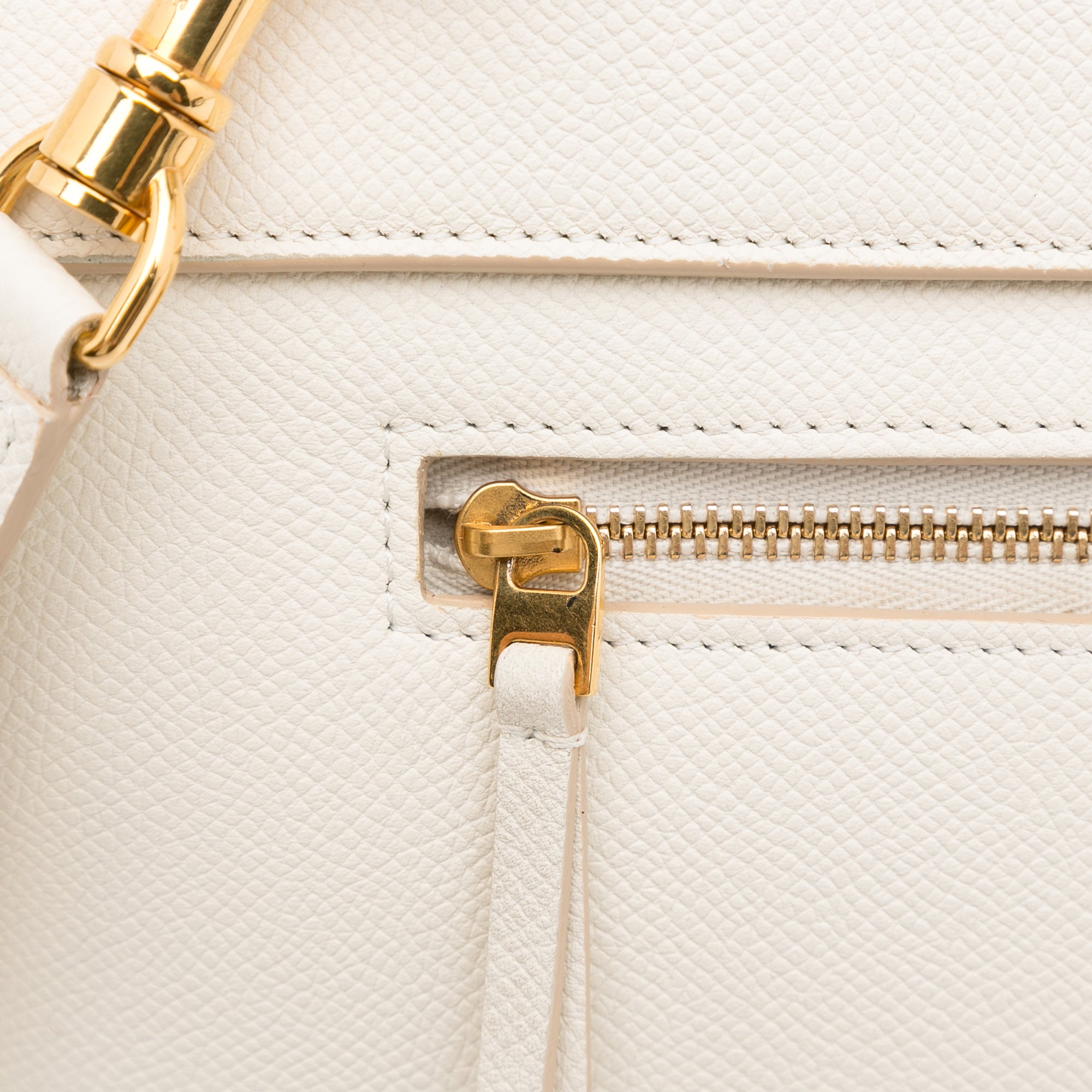 Céline Pre-Owned Mini Belt Satchel | Women | White