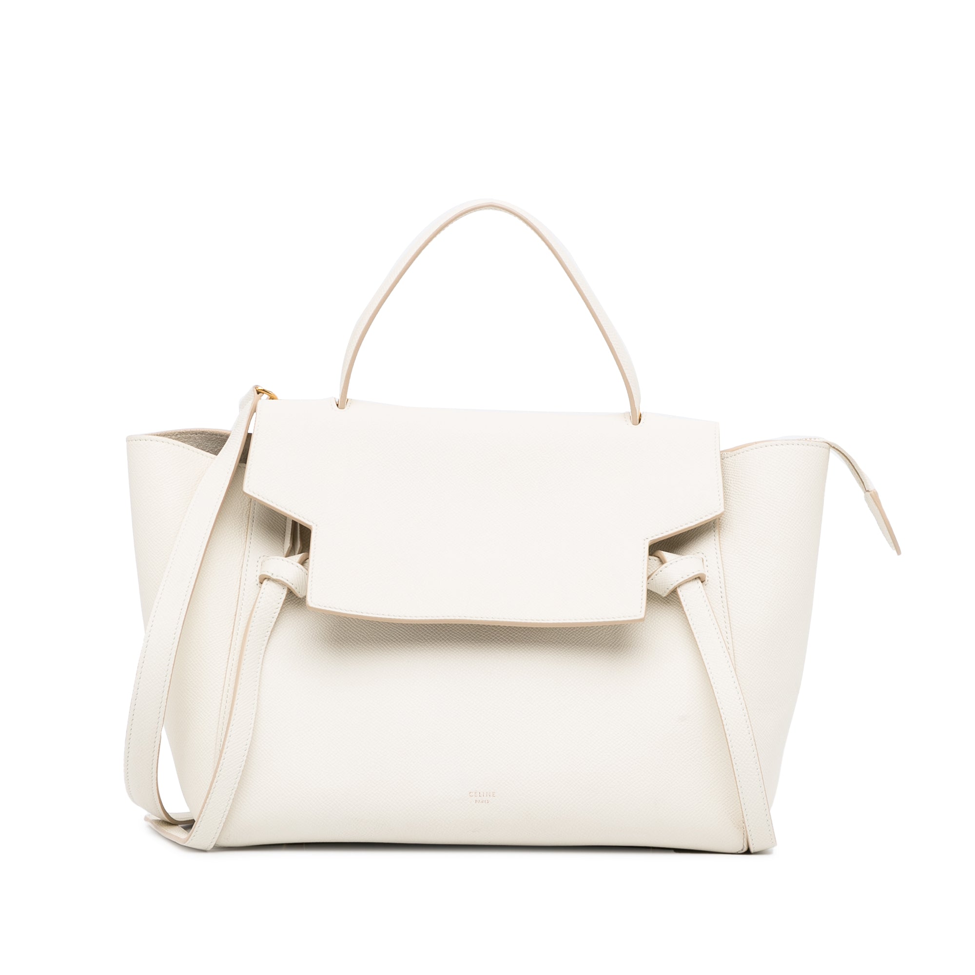 Céline Pre-Owned Mini Belt Satchel | Women | White